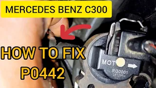 How to fix p0442 Code in 2010 Mercedes Benz c300 DIY