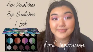 Danessa Myricks Lightwork Volume V 1st Impression | Arm Swatches, Eye Swatches, 1 Look