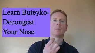 Decongest your nose naturally using the Buteyko Breathing Method