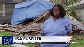 Caregiver returns to find her home destroyed after Hurricane Laura