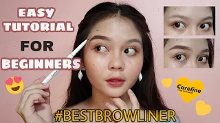 KILAY TUTORIAL FOR BEGINNERS ( Easy steps ft. Careline Best Brow Liner Brunette & Taupe )