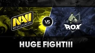 Huge fight by Na`Vi vs RoX.KIS @ D2L WC