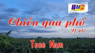 [KARAOKE] Chiều qua phố - Tango (Y Vũ) – Tone Nam (Dm) – #coverbytmn