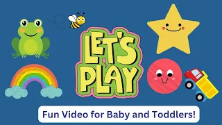 Fun Sensory Video for Babies and Toddlers, Let's Play and Count, Colors, Spring Time