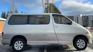 1997 Toyota  Granvia/Hiace vanTrim: 4WD full-time V6  3.4L  AT  VCH16  68,360mu RHD-JDM