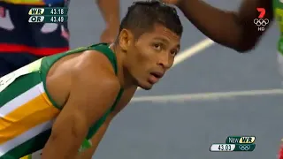 Wade Van Niekerk Rio 2016 Olympics 400m W.R 43 03