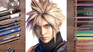 Drawing Final Fantasy 7 Remake : Cloud Strife | drawholic