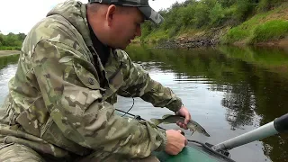 За ЩУКОЙ в августе! Сплав по ЛЕСНОЙ, красивой реке! Рыбалка на СПИННИНГ!