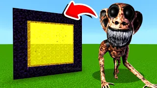 How To Make A Portal To The ZOONOMALY MONSTER MONKEY Dimension in Minecraft PE