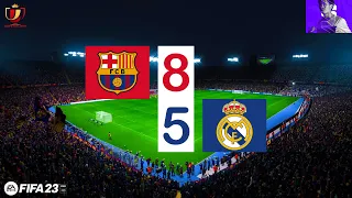 Barcelona vs Real Madrid | FIFA 23 | HIGHLIGHTS | Copa Del Rey.