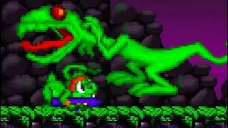 Jazz Jackrabbit (DOS) All Bosses (No Damage)