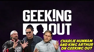 CHARLIE HUNNAM AND KING ARTHUR ON GEEKING OUT