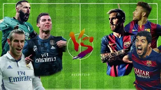 Messi-Suarez-Neymar Vs Bale-Benzema-Ronaldo (MSN Vs BBC) 😱