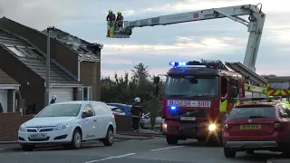 House fire in Whitby. 4 engines in attendance.