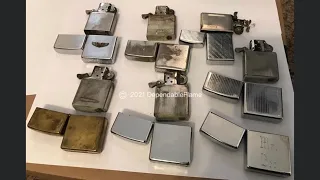 Unboxing Lot Of Vintage Zippos Rare and Old Free From Dependable Flame 🔥 You Could Win One!!