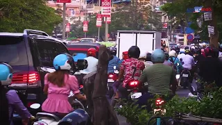 The traffic jam in Phnom Penh 2023