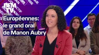 Européennes: le grand oral de Manon Aubry sur BFMTV