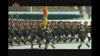 DPRK song - Sound of Soldiers's Footsteps
