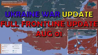 Ukraine War Update (20230801): Full Frontline Update