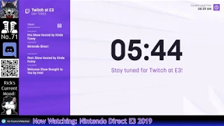 Rick Watches Nintendo Direct E3 2019 and Nintendo Treehouse! - Day 1