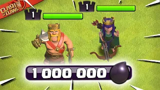 How Many Hero Levels with 1 Million Dark Elixir?