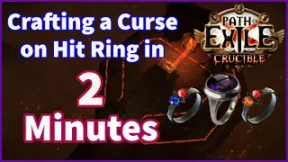 How to craft a 2+ Divine Ring in 2 minutes | Path of Exile Crucible League 3.21 PoE