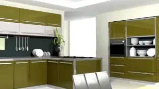 3D Animation kitchen