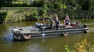 GMC DUKW and Ford GPA in the water