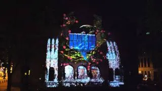 Samsung 3D projection op de beurs van berlage