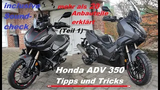 Honda ADV 350 - Zubehör/Accessoires: Tipps, Tricks und neuer Auspuffsound (Teil 1)