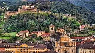 Bellinzona, the capital of canton of Ticino, Switzerland
