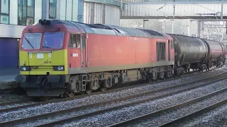 Freight trains & TFW wag trains at Newport ( South Wales ) 24th January 2023