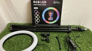 RGB Led Ring light Unboxing || Tech And More Unboxing