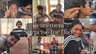 Dad RETIREMENT Surprise | Kashmiri Long EAR CHAINS Secret