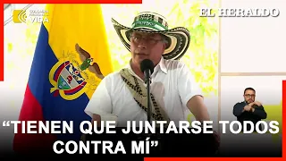 “Están asustados, vamos a volver a ganar en el 2026”: Petro responde a Duque