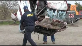 Cars Dropped From Crane (5/1/09)