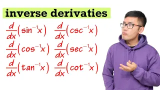 Inverse trig functions derivatives