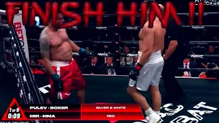 Pulev finishes Frank Mir Mortal Kombat style