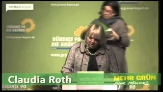 Claudia Roth - Bewerbungsrede Listenaufstellung LDK Augsburg, Dezember 2012