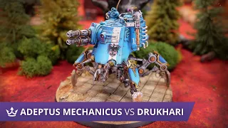 Adeptus Mechanicus vs Drukhari  - 9th edition 40k battle report