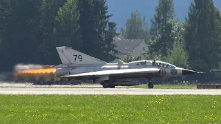 AIRPOWER 2022|| Saab J-35 Draken Swedish Historic Flight [4k]