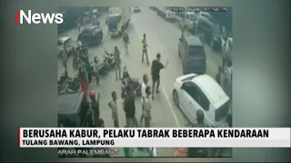 Aksi Kejar-kejaran Polisi Saat Tangkap Kurir Sabu di Lampung - iNews Malam 11/08