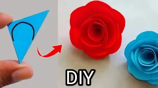 How To Make Flower 🌹! Paper Flower Making.