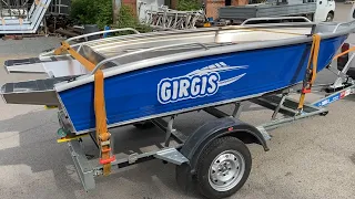 Базовая комплектация лодки Girgis 390. Подробный обзор. Отгрузка лодки в Ростовскую область.