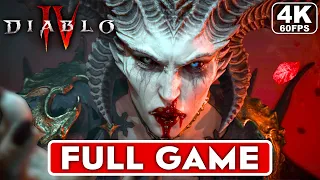 DIABLO 4 Gameplay Walkthrough Part 1 FULL GAME [4K 60FPS PC ULTRA] - No Commentary