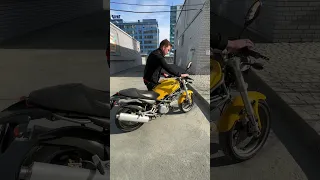 Ducati monster 400 холодный запуск