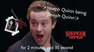 Joseph Quinn being Joseph Quinn for 2 minutes and 35 seconds
