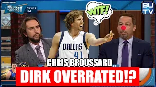 Kobe Fan Reacts to Chris Broussard Comment " I Think Dirk Nowitzki is Overrated By a Lot of People"