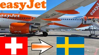 TRIP REPORT | FIRST TIME ON EASYJET | FROM GENEVA (GVA) TO STOCKHOLM (ARN ) | AIRBUS A320.