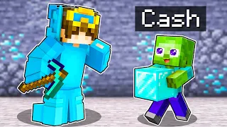 Playing Minecraft as a HELPFUL Zombie!